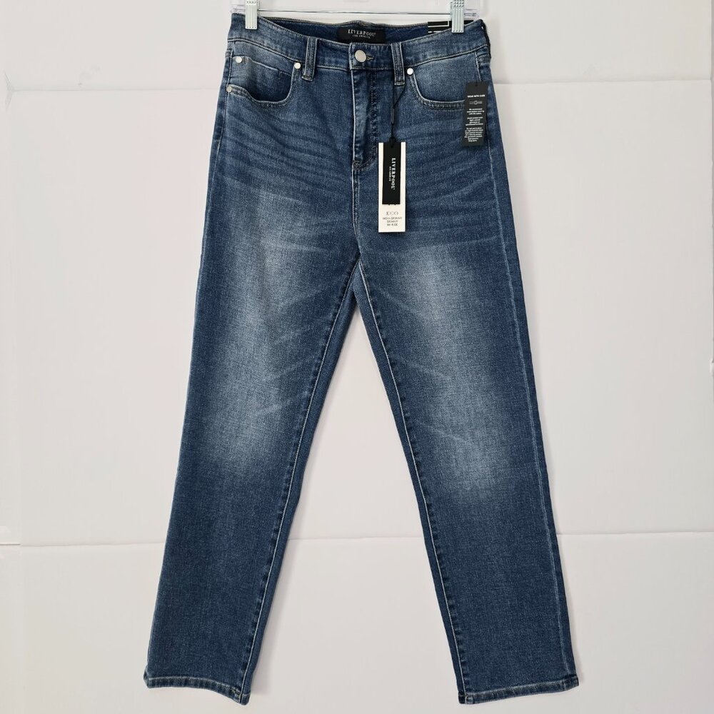Liverpool High Rise Skinny Jeans 6 Medium Wash NWT